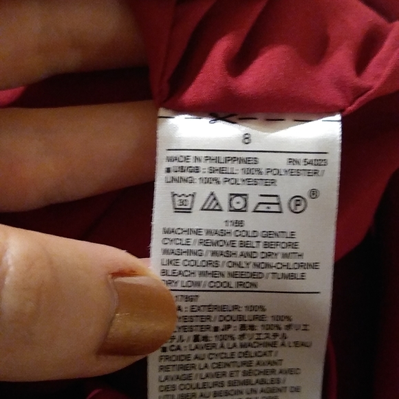 SOLD Red banana republic sheath dress - Picture 3 of 6